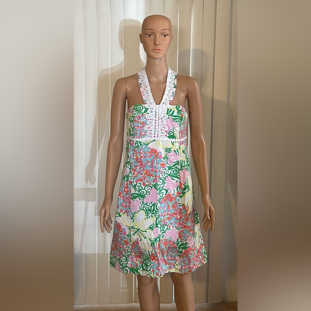 Lilly Pulitzer Isabelle Halter Dress in Mariposa
Sz 8